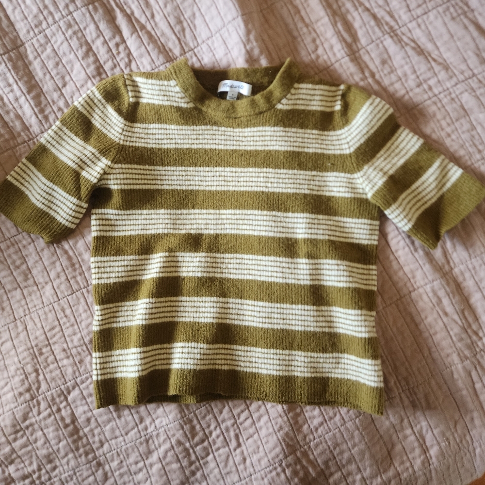 Madewell striped sweater tee